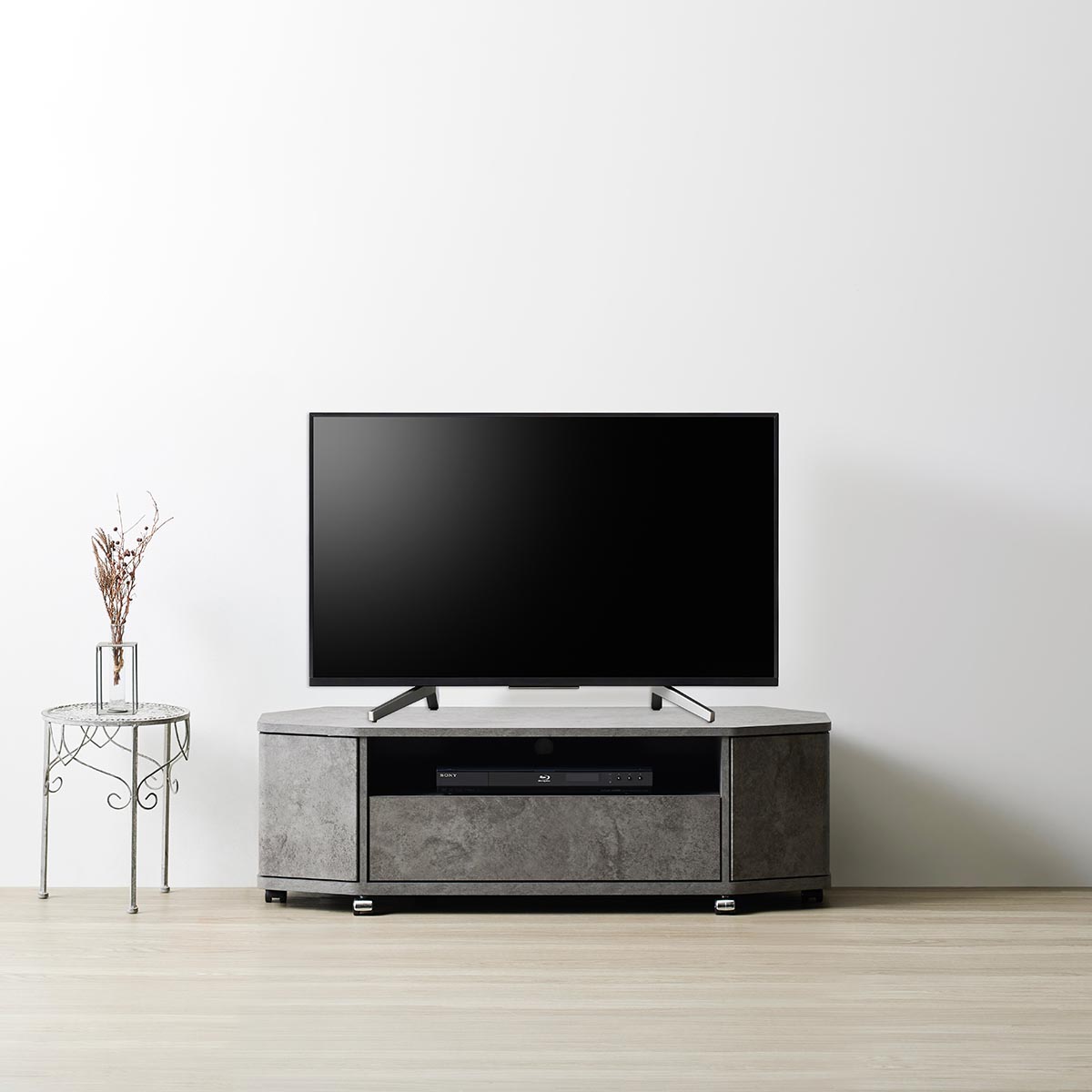 リヴァンテ コーナーテレビボード 115cm キャスター付き LVA-4012AV オーク調 モルタル調 コーナーTV台 AVラック |  | 07