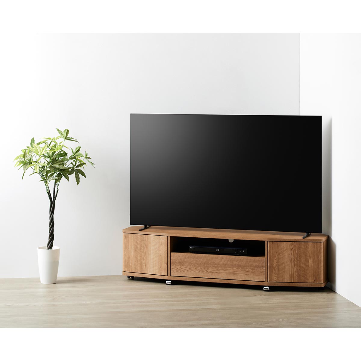 リヴァンテ コーナーテレビボード 150cm キャスター付き LVA-4015AV オーク調 モルタル調 コーナーTV台 AVラック |  | 06
