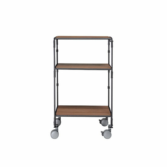 キャスター付きワゴン 幅43.5×奥行32×高さ73.5cm 日本製 収納 インテリア お片付け キッチン トースター BWS8202 オークス AUX | オークス | 02