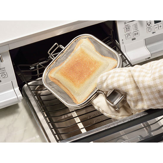 グリルホットサンドメッシュ 幅25×奥行16.2×高さ4cm LS1515 キッチン用品 調理器具 キッチン小物 オークス AUX レイエ leye キッチン 燕三条 日本製 |  | 01