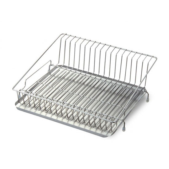 水が流れるステンレス水切りカゴ ステンレス 幅36.1×奥行32×高さ13.1cm LS1541 キッチン用品 調理器具 キッチン小物 オークス AUX レイエ leye キッチン | レイエ | 02