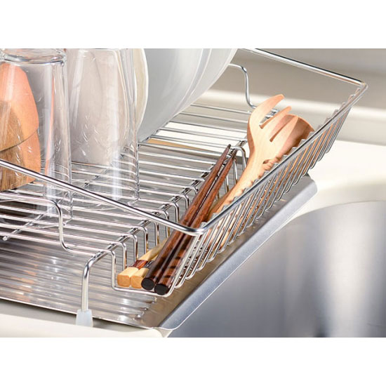 水が流れるステンレス水切りカゴ ステンレス 幅36.1×奥行32×高さ13.1cm LS1541 キッチン用品 調理器具 キッチン小物 オークス AUX レイエ leye キッチン | レイエ | 03