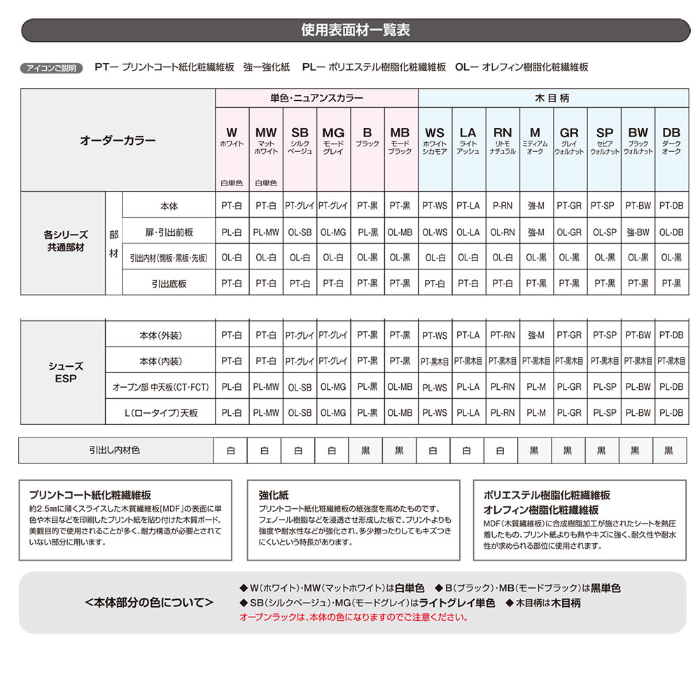 すきまくん シューズ ボックス ESP-LT120 ESP-FLT120 幅120×奥行40.5×高さ：台輪タイプ95.7 フットタイプ100.2cm 下駄箱 |  | 15
