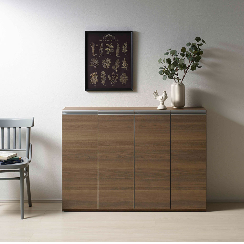 カウンター下収納 完成品 即納  ローキャビネット 薄型カウンター 幅90.5×高さ84cm キッチン収納 LBS-90 LBA-90 LBD-90 | フナモコ | 02