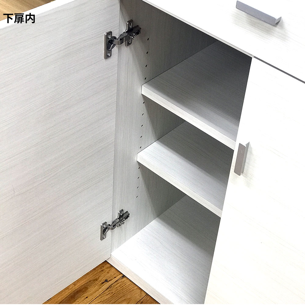 食器棚 キッチンボード 幅60.2×奥行44.5×高さ180cm ホワイトウッド エリーゼアッシュ リアルウォールナット SKA-60K SKS-60K SKD-60K | フナモコ | 10