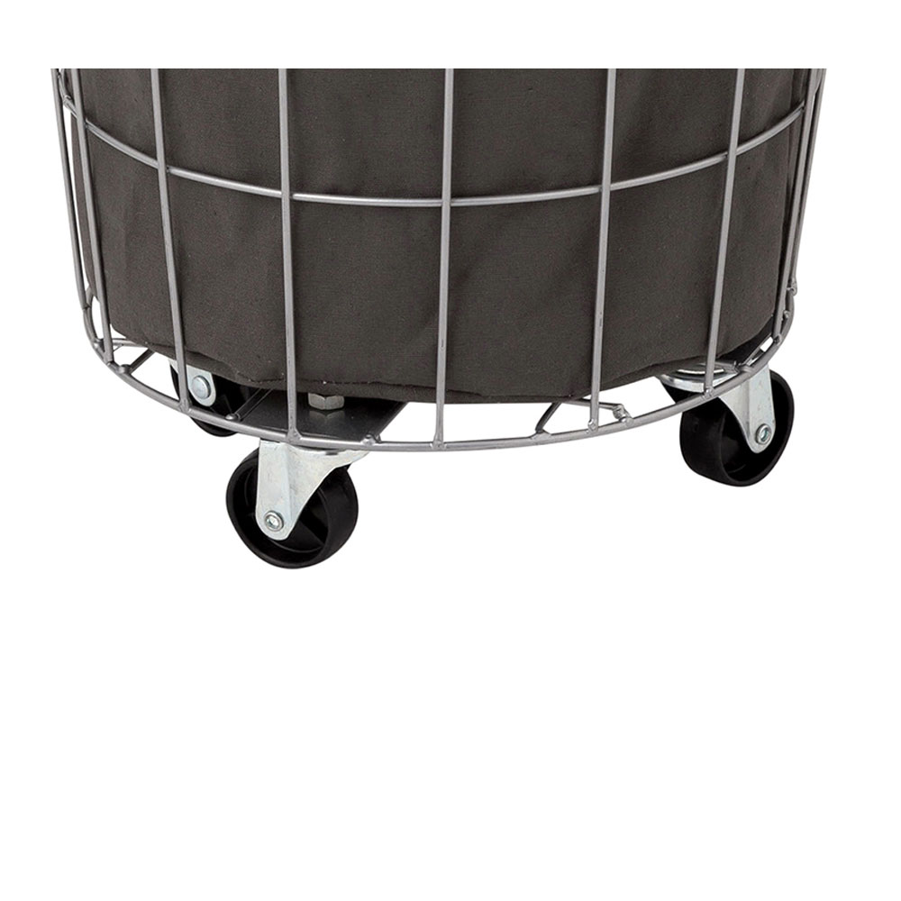 【在庫処分セール】ランドリーバスケット キャスターWIRE ARTS & PRO ランドリー ラウンド バスケット33L キャスター付 メルクロス BRID |  | 08