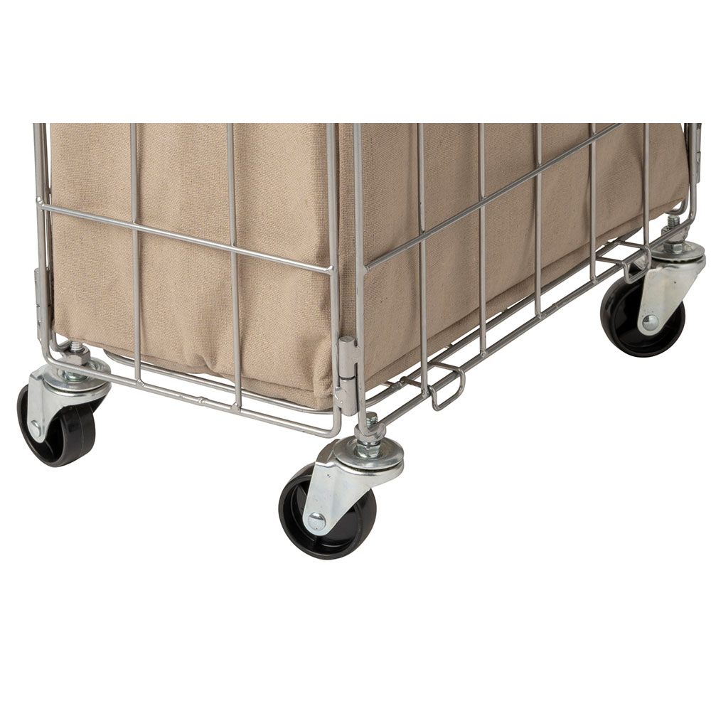 【在庫処分セール】ランドリーバスケット キャスターWIRE ARTS & PRO ランドリー スクエア バスケット 28L キャスター付 メルクロス BRID |  | 08