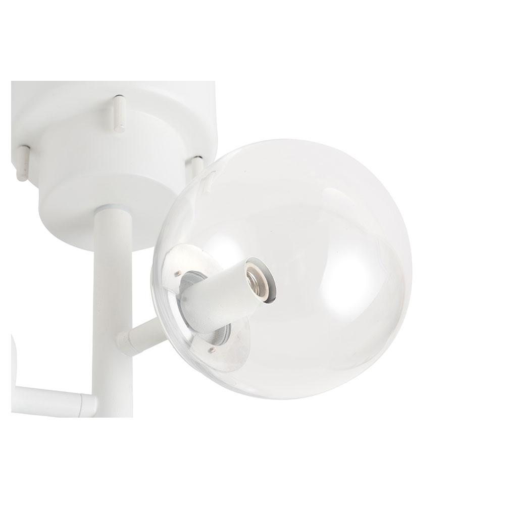 【在庫処分セール】シーリングライト 6灯 タイニー グラスシーリングライト 6球 メルクロス BRID 天井 ガラスボール 照明 おしゃれ レトロ |  | 12