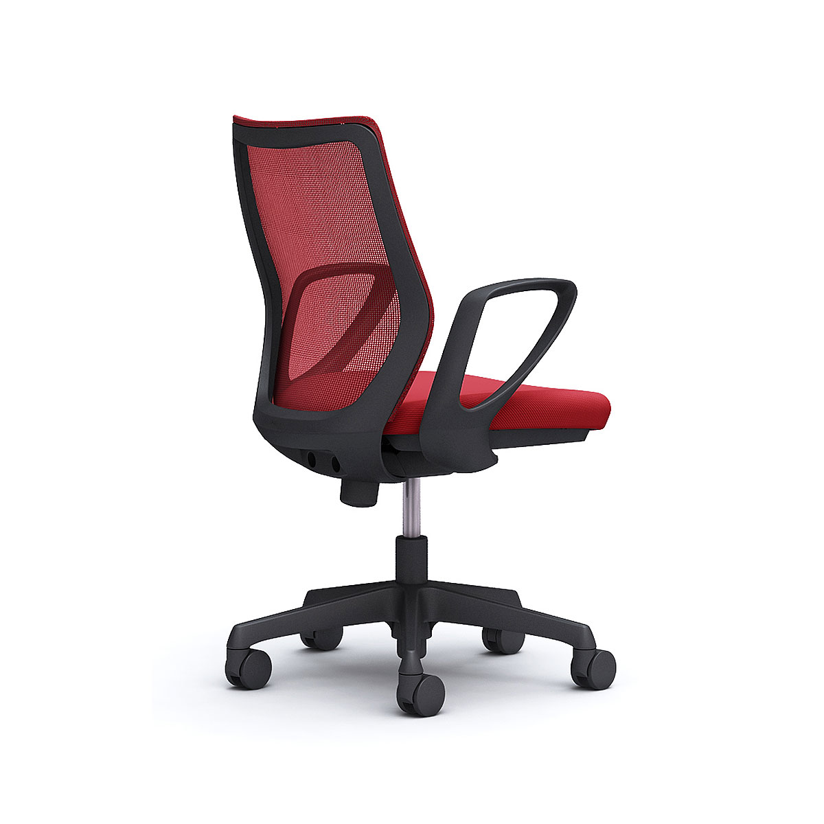 オカムラ オフィスチェア CG-M デザインアーム 固定肘 メッシュタイプ ブラックフレーム ナイロンキャスター CG21ZR  CGM | オカムラ | 02