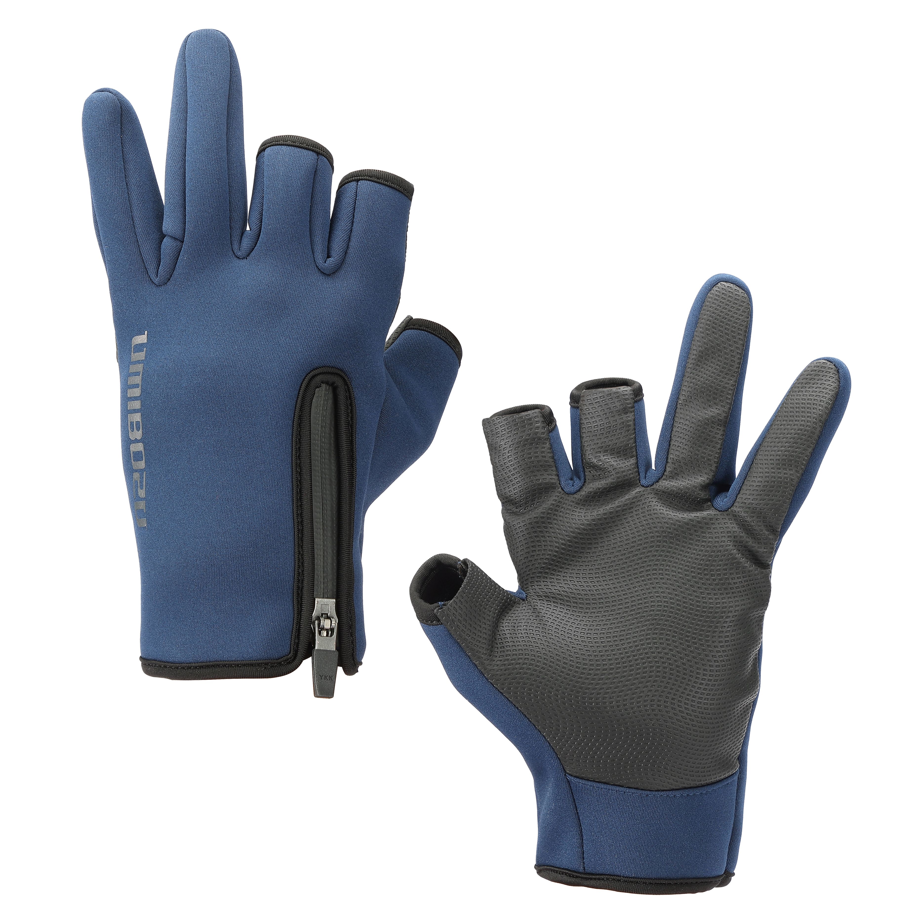 【再入荷】UMIBOZU ウミボウズ 釣り グローブ フィッシンググローブ 釣り用手袋 冬 防寒 YKK止水ジッパー 裏起毛 釣りグローブ 手袋 冬用グローブ 三本指出し |  | 02
