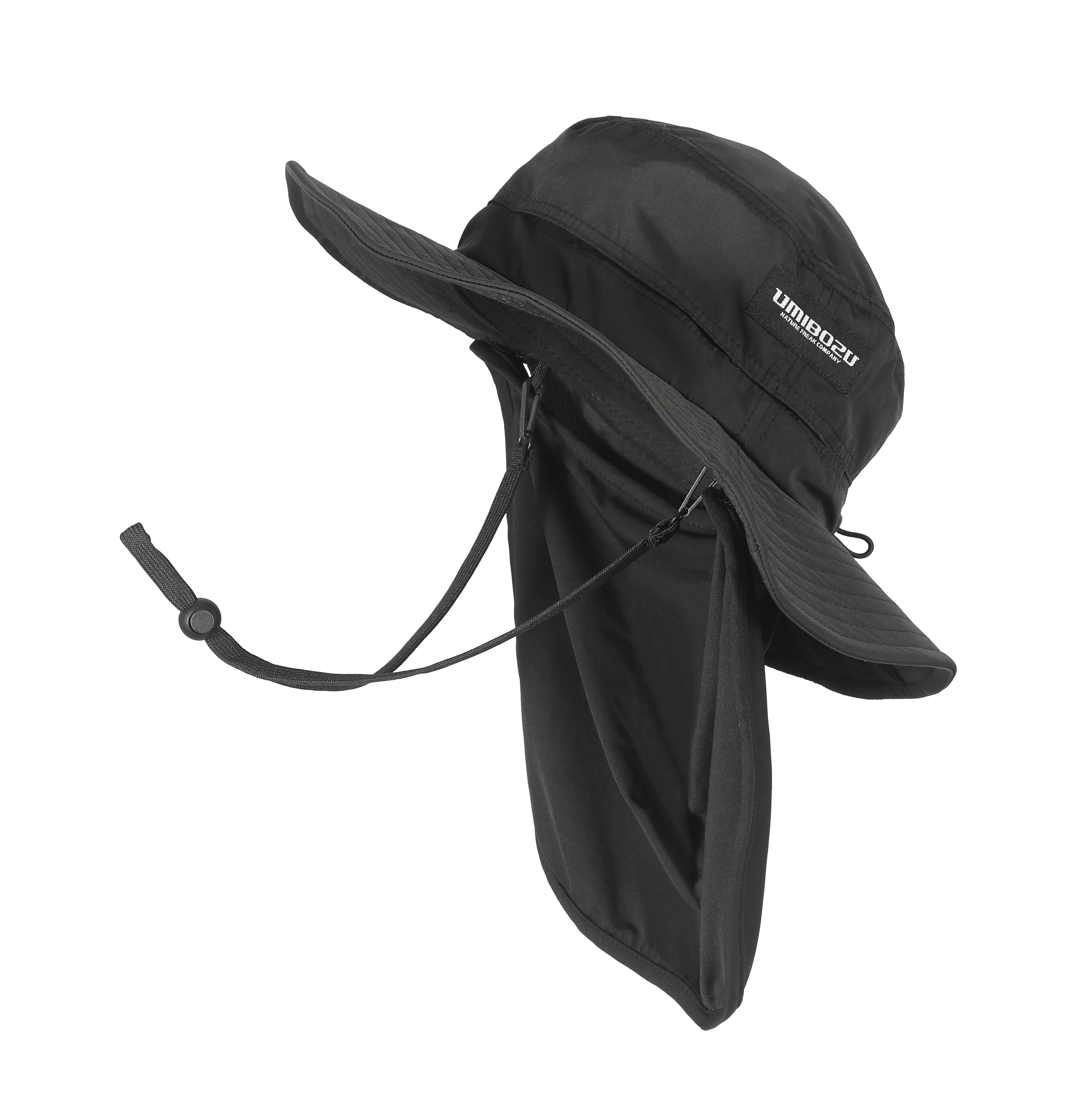 【58cm】フィッシングハット UMIBOZU ウミボウズ 釣り用ハット 夏 帽子 メンズ 紐付き 日除け付き つば広 日焼け防止 UVカット |  | 01