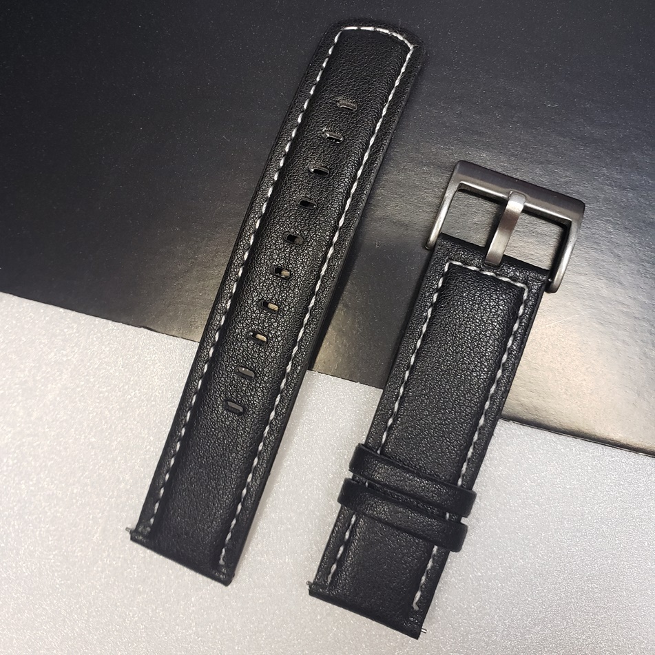 腕時計 スマートウオッチ ベルト 牛革 無地 バネ棒・交換工具不要 時計 バンド  22mm メンズ レディース 革ベルト バンド |  | 01