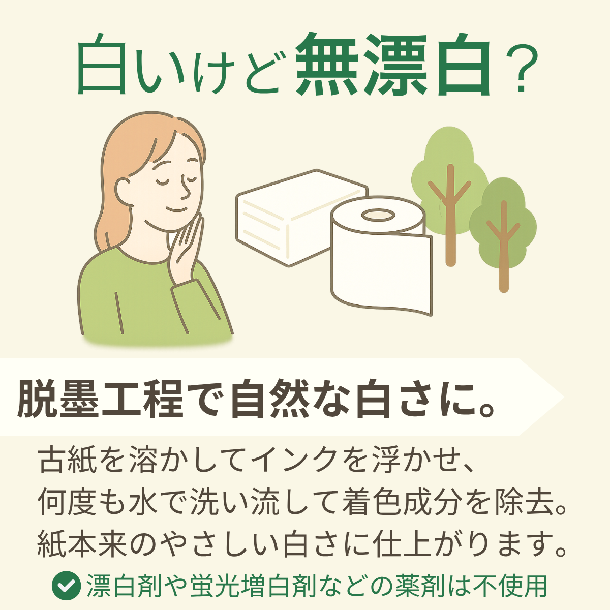 無漂白