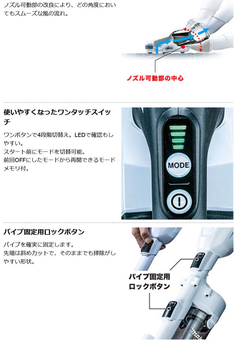 日本限定 ベスト電器Yahoo 店マキタ CL001GRDCO 充電式クリーナー