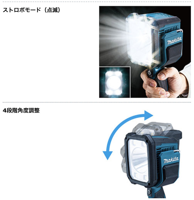 Makita ML007G LED懐中電灯 40V　フラッシュライト マキタ 【正規店】 makita 40V 充電式フラッシュライト ML007G