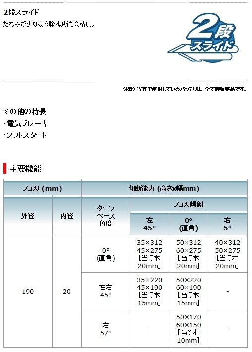 新到着 マキタ P5倍 正規店 新2段スライドヤマムラ独自の Ac100v機同等の切断力 Makita 本体のみ バッテリ 充電器別売 ハイパワーブラシモータ搭載 36v 18v 2 Ls714dz マルノコ スライド 充電式 190mm 切断工具 切断機 Www Drabblecast Org