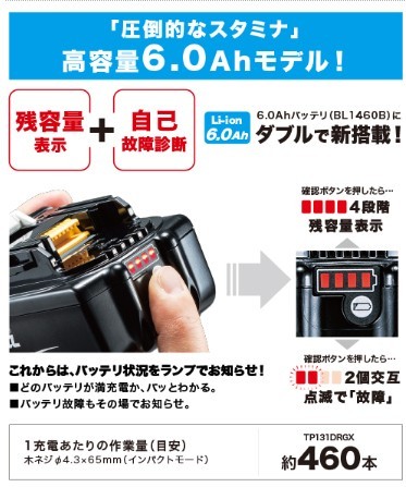 マキタ(makita) 【正規店】 充電式4モードインパクトドライバ マキタ(makita) 【正規店】 充電式4モードインパクトドライバ