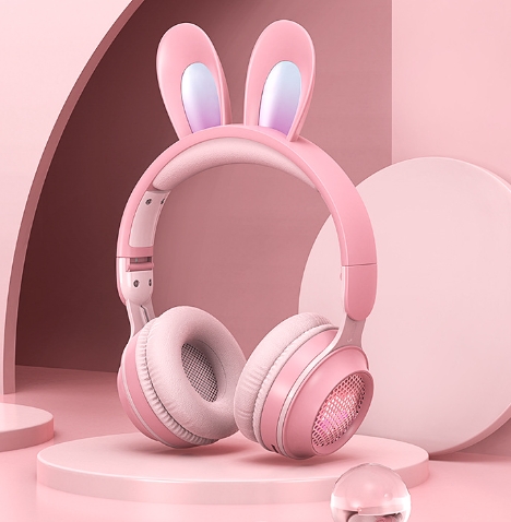 ヘッドホン Bluetooth マイク付き 可愛い うさぎ耳 ワイヤレス ヘッドホン Bluetooth マイク付き 可愛い うさぎ耳 ワイヤレス