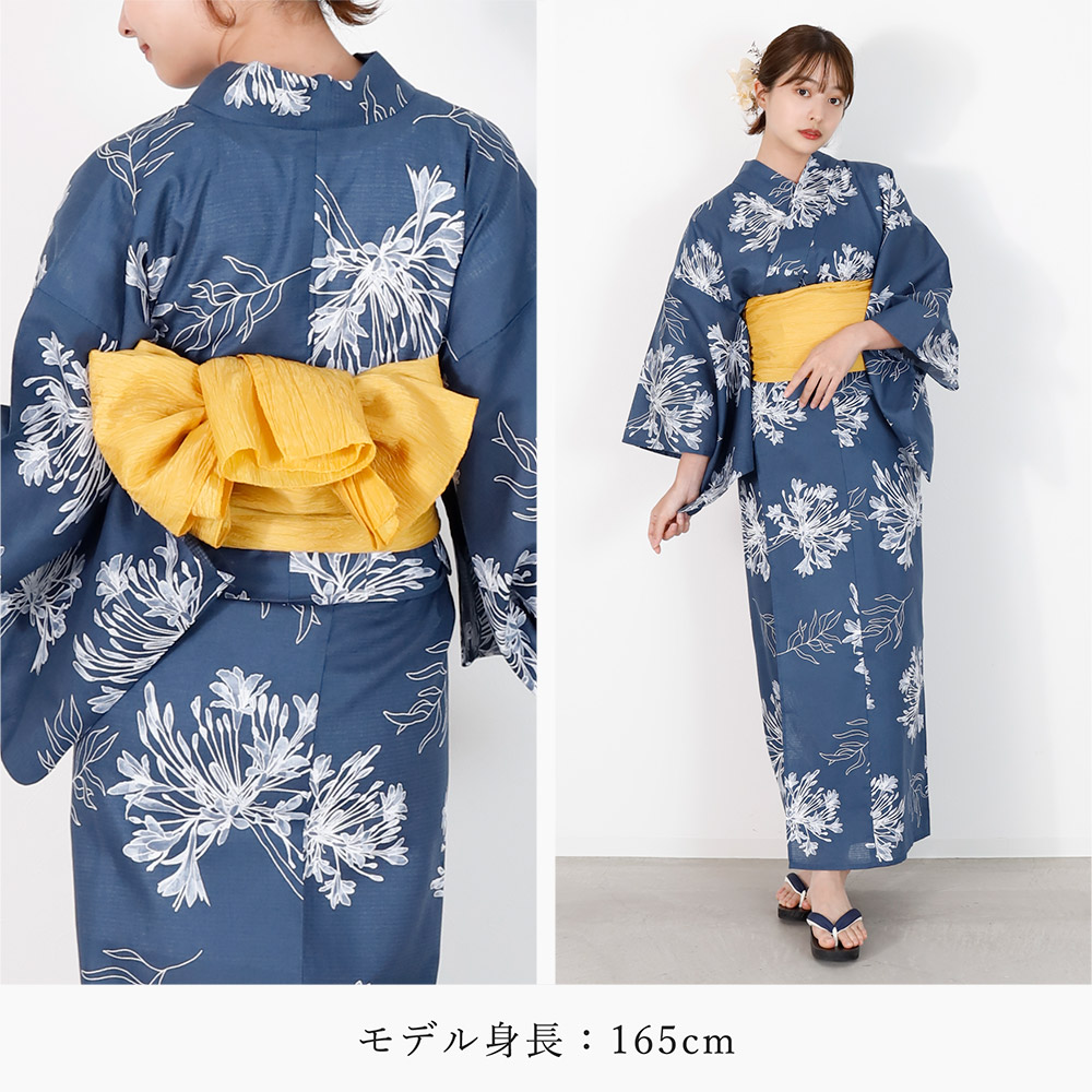 浴衣単品　二個 浴衣 セパレート 二部式 女性浴衣 レディース浴衣 単品 浴衣単品