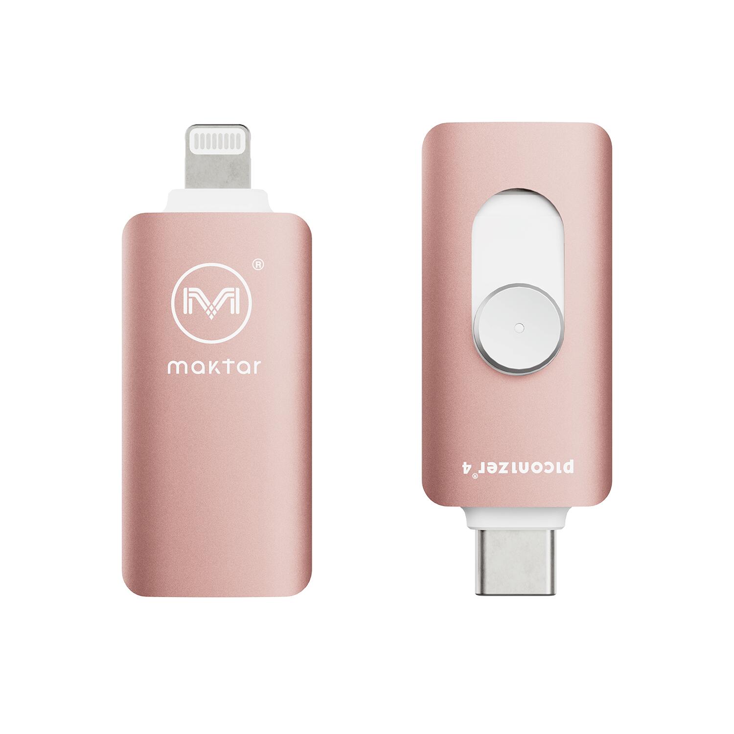 Piconizer4 128G ピコナイザー  父の日 ギフト iPhone USBメモリ 写真 バックアップ Lightning USB-C データ保存 スマホ 画像 iPhoneバックアップ Maktar | Maktar | 03