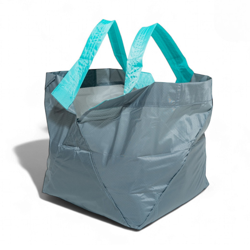 Makuake公式 1秒で自立 主婦が作ったセルフレジ用エコバッグ。袋詰め