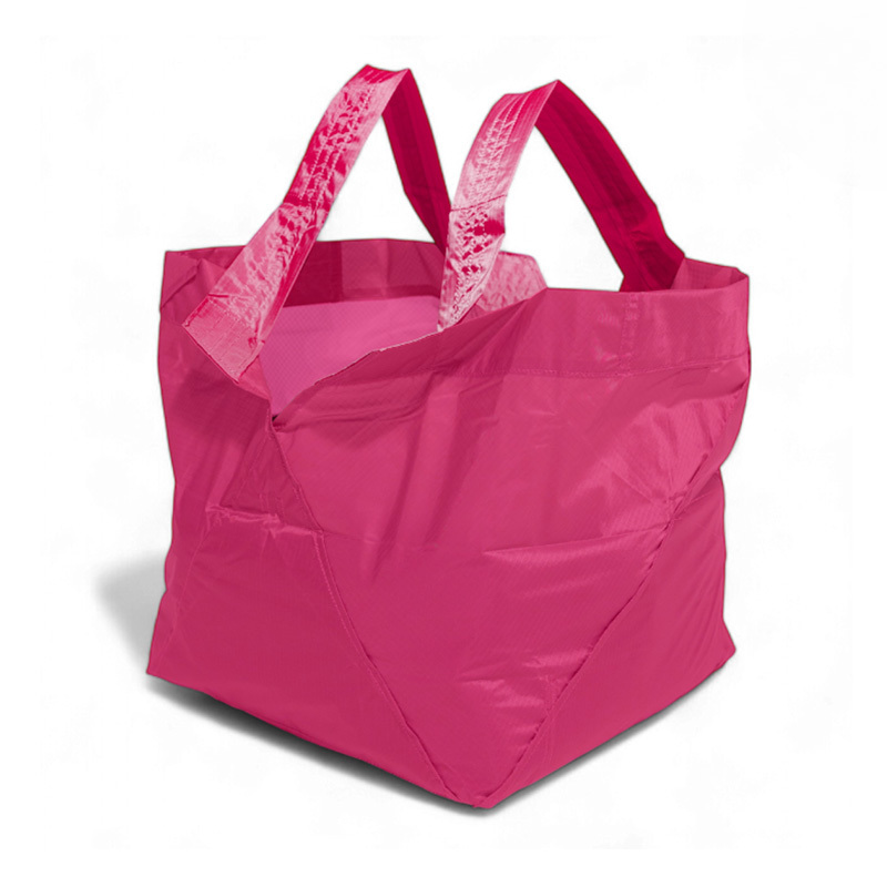 Makuake公式 1秒で自立 主婦が作ったセルフレジ用エコバッグ。袋詰め