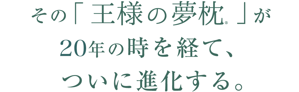 20年の時を経てついに進化する
