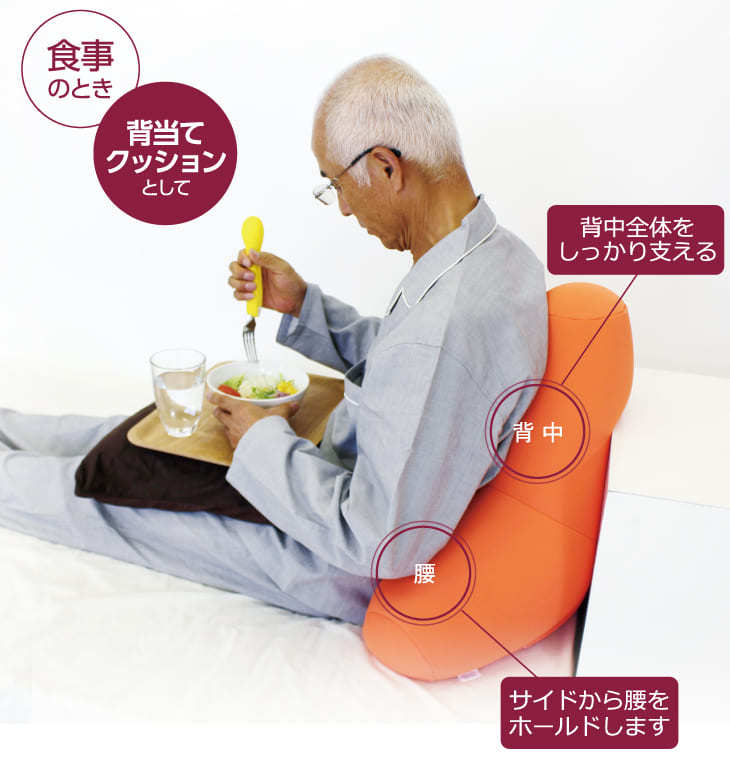 MOGU モグ ビーズクッション 三角 背もたれ 背当て 腰当て 腰痛 介護 MOGU 頭と上半身を支えるクッション  :151-000247-12:枕と眠りのおやすみショップ! 通販 