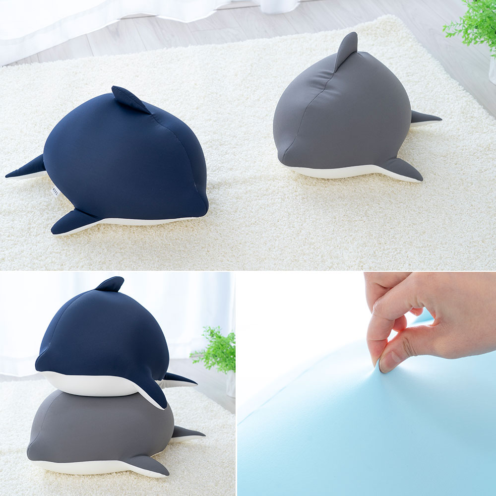 MOGU（モグ） 抱き枕 ビーズクッション イルカ ぬいぐるみ グッズ