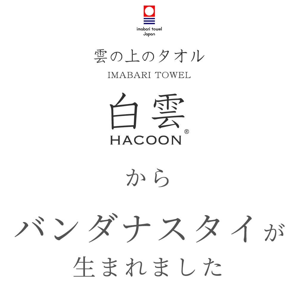 雲の上のタオル 白雲HACOON からスタイが生まれました