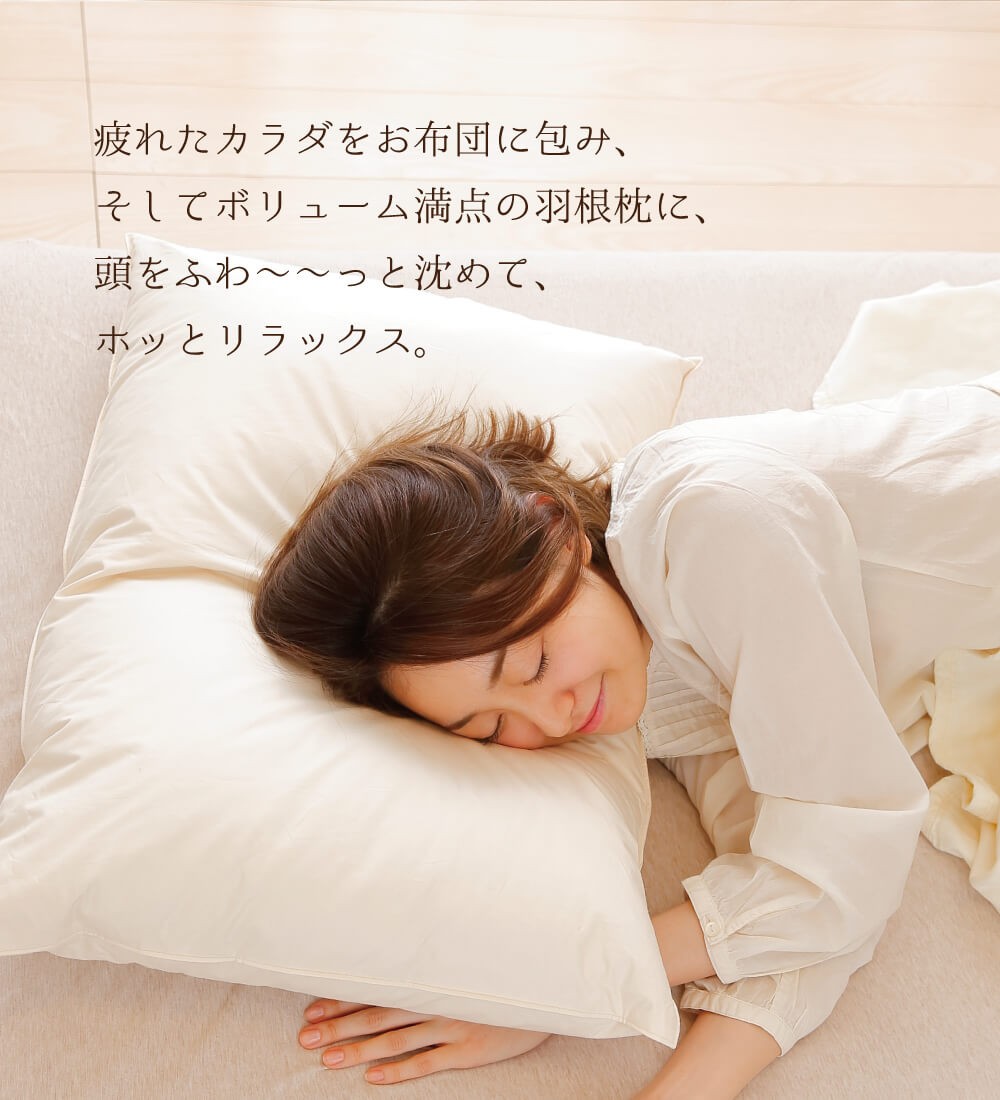 フランスベッド（FRANCEBED） 枕 まくら ピロー 肩こり 横向き 羽根