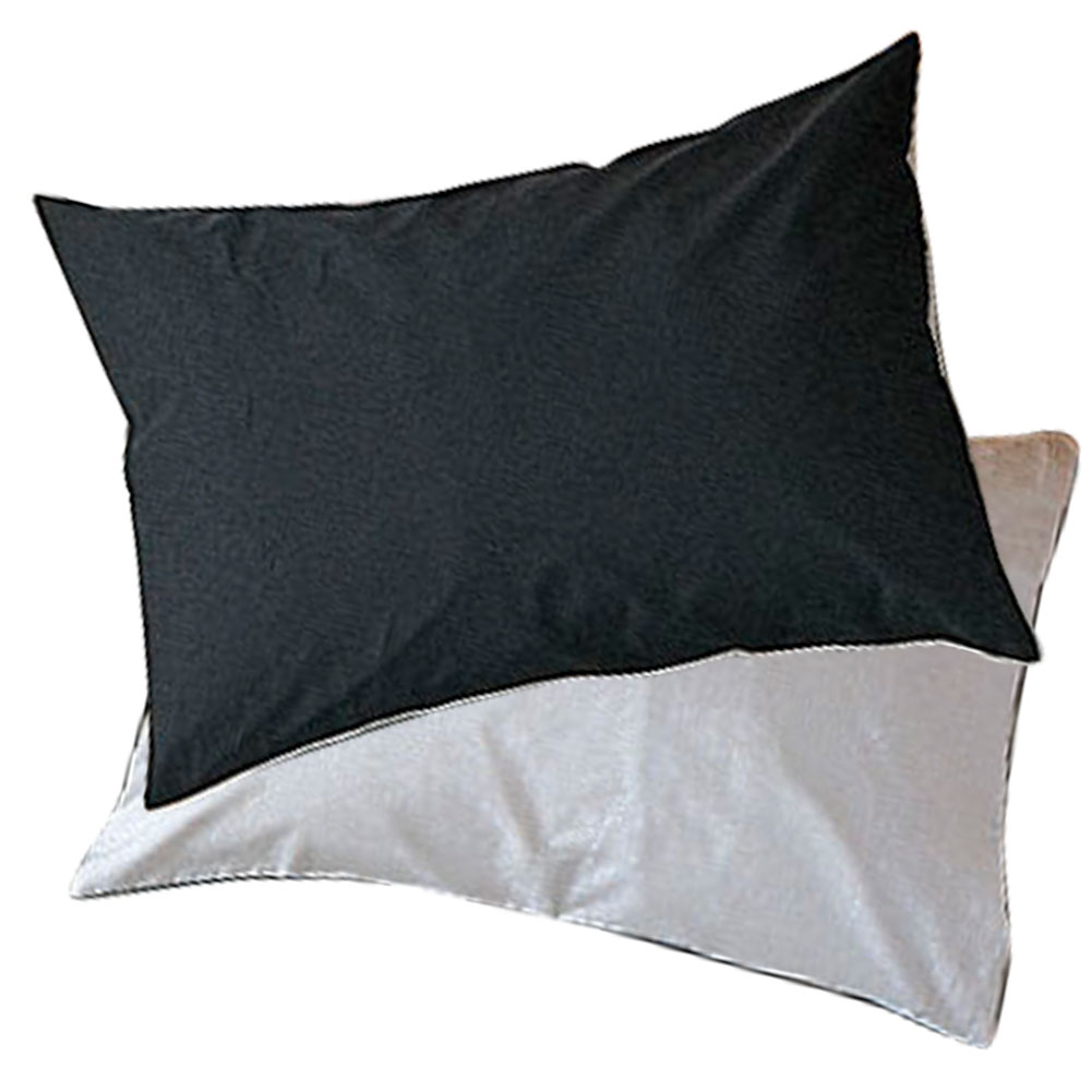 カシウェア枕カバー2点セット PILLOW CASE / DREAM(M カバーのみ creme/silver blue): HOME