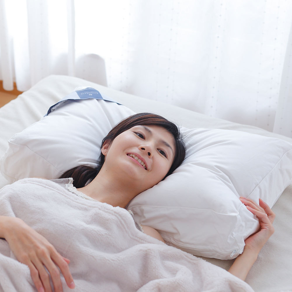 枕 ピロー 肩こり 二段階高さ 横向き寝 横向き マクラ billerbeck