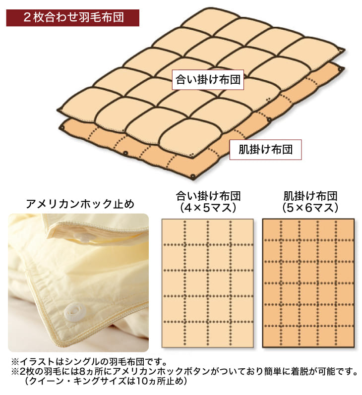 まくら 掛け布団 羽毛布団 ダブル おすすめ 暖かい 羽毛掛け布団