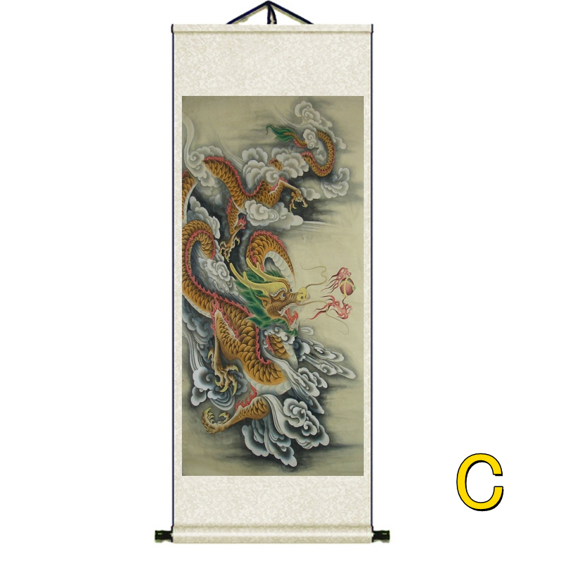 Qoo10] 掛け軸 ドラゴン 龍 竜 龍神 玄関 絵