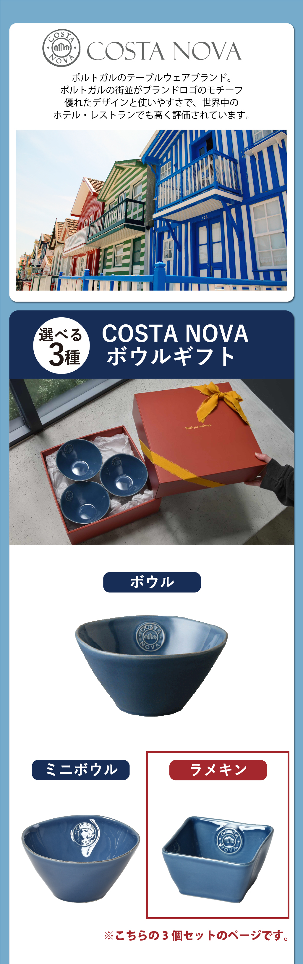 NOVA（COSTA NOVA） コスタノバ 食器 ギフトセット ボウル ミニボウル