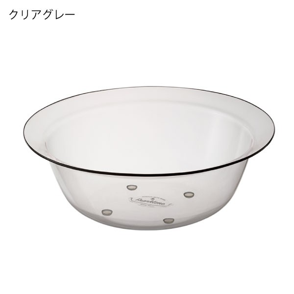 フランクタイム ウォッシュボール 洗面器 風呂桶 アクリル 高級感 クリア 3.2L｜mamachi｜02