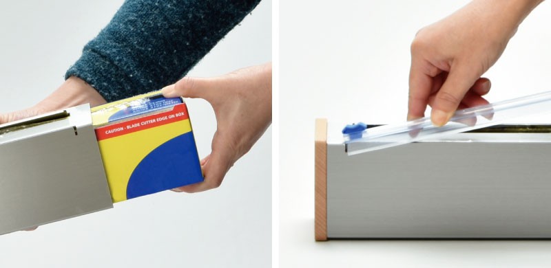 ラップホルダー コストコ ラップ 収納 おしゃれ ステンレス 天然木 フードラップ750対応 Ideaco イデアコ Metal Factory ラップケースナナゴマルエフ 025a 318 ママチー 通販 En Officeideaco イデアコ ラップホルダー シルバー Wrap Case 750f ラップケース750f