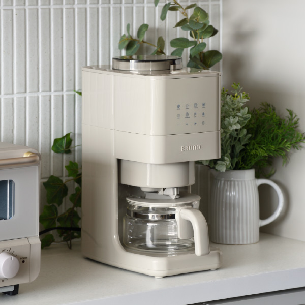 BRUNO コーヒーメーカー 全自動 電動ミル コーヒーミル おしゃれ