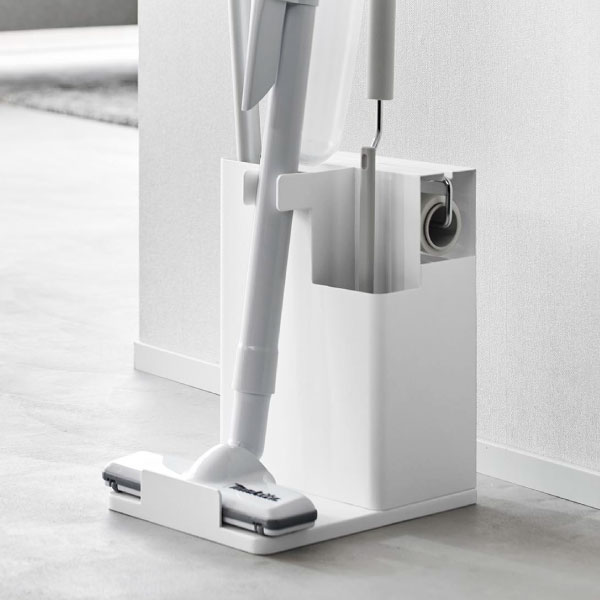 tower 掃除機スタンド モップホルダー フローリングワイパー コロコロ