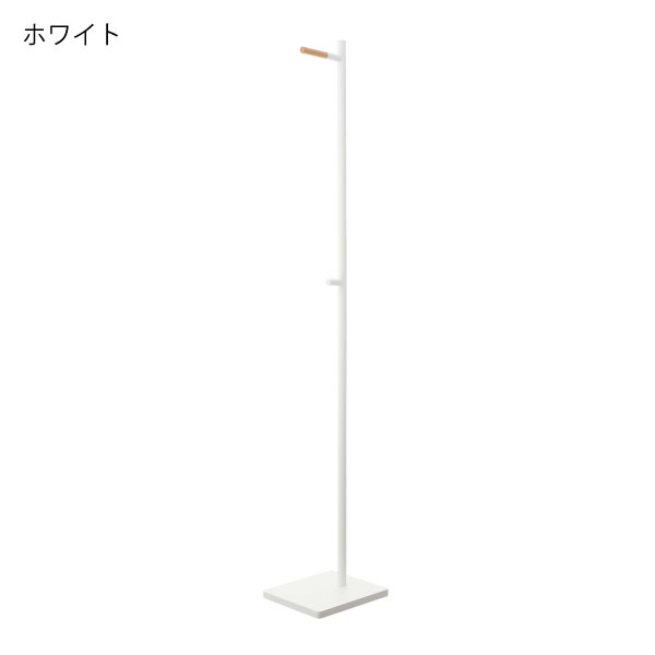 コートハンガー スリム 省スペース おしゃれ 収納スタンド コート掛け モノトーン 上着掛け 山崎実業 エントランスコートハンガー タワー tower