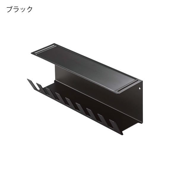ケーブルラック おしゃれ 壁面収納雑貨 マグネット ケーブルボックス 配線受け タワーシリーズ 公式 山崎実業 デスク下電源タップ収納ラック タワー tower | tower | 02
