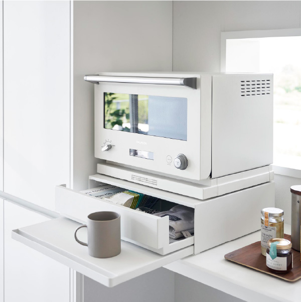 tower レンジラック 北欧 おしゃれ 台 キッチン収納 卓上 整理用品