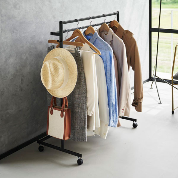 tower ハンガーラック コートハンガー 洋服ラック 帽子収納 服かける