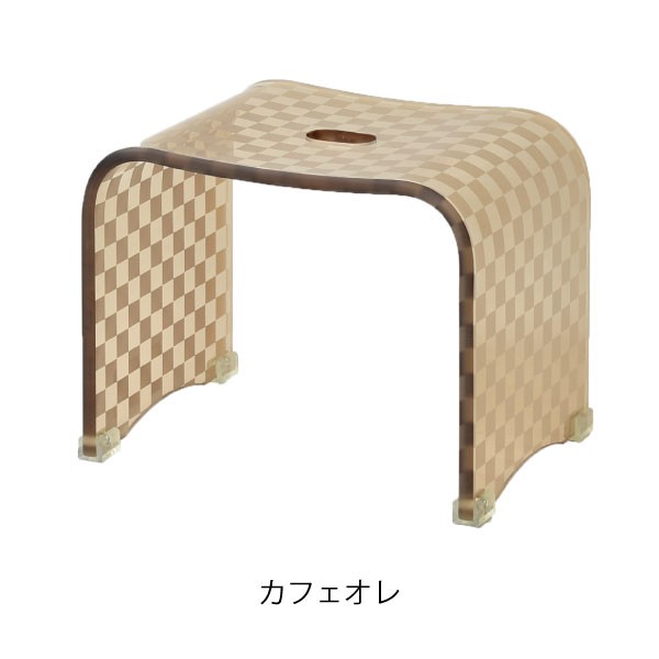 センコー バスチェア アクリル クリア おしゃれ バスチェアー お風呂