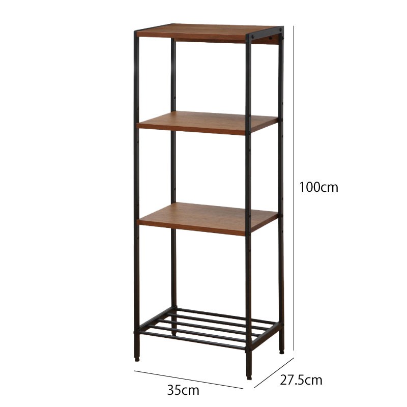ICHIBA スチールラック スチール ラック 幅約40cm 収納ラック シェルフ