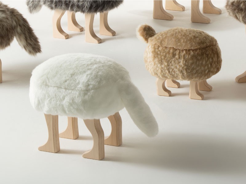 SALE／65%OFF】 アニマルスツール 旭川家具 匠工芸 ANIMAL STOOL