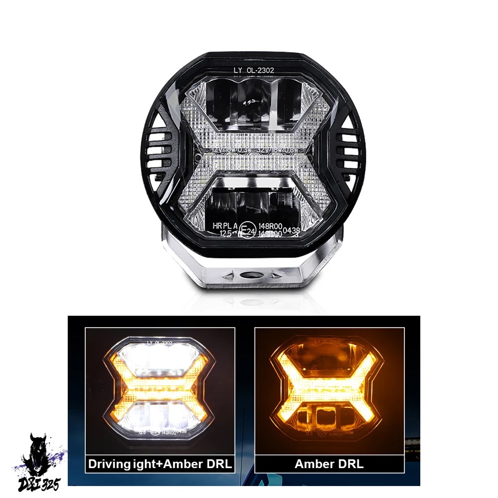 【互換品】 LED作業ライトバー 4インチ 12V ジープ オフロード ボート トラクター トラック 4x4 SUV ATV ヘッドライト 輪ゴム 社外製 |  | 02