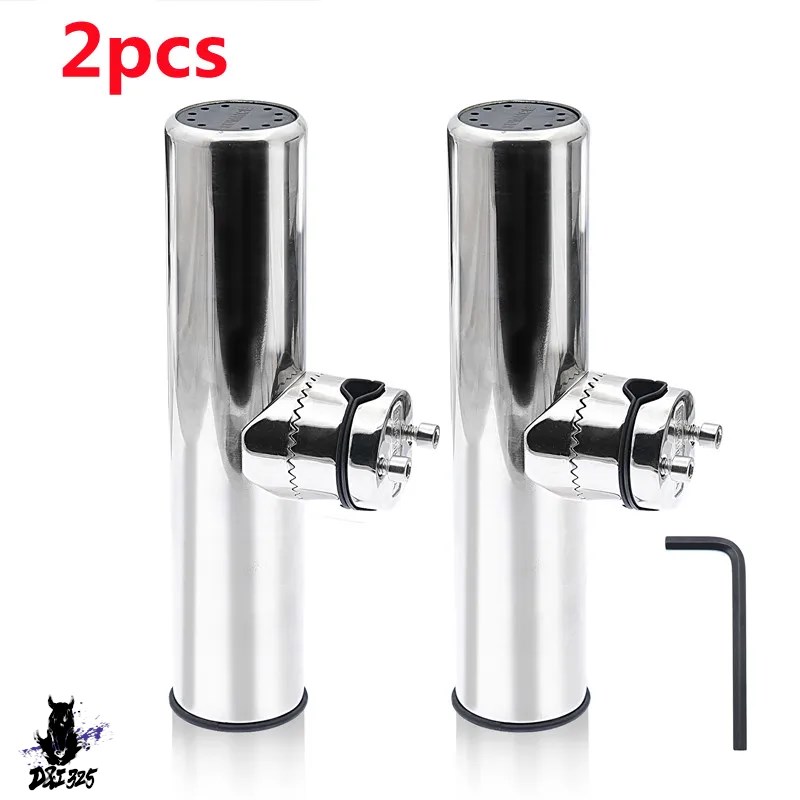 【互換品】 18?26mm回転式ステンレス釣り竿ホルダー ボートアクセサリー 7 8インチ ?1インチ レール 対応 社外製 |  | 05