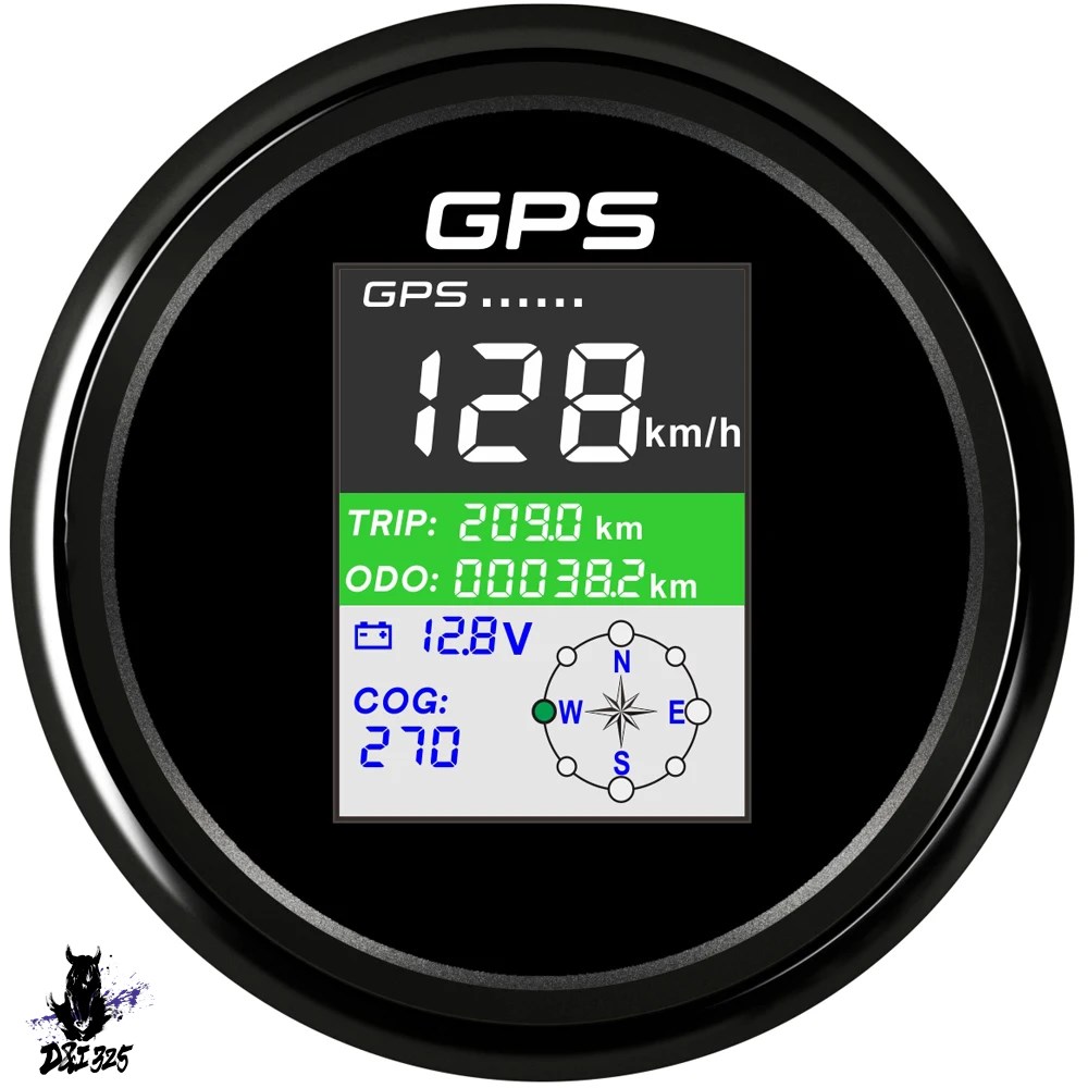 【互換品】 COGデジタルスピードメーター 85mm TFT画面 GPS防水 ツーリング用 車・モーターボート・船舶用エンジン - 社外製 |  | 05